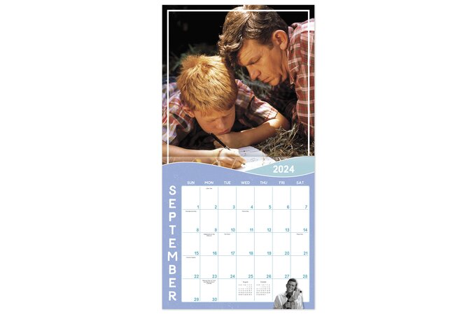The Andy Griffith Show 2024 Monthly Wall Calendar, 12" x 12" | Wall