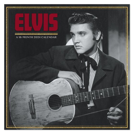 Elvis Presley 2024 Monthly Wall Calendar, 12" x 12" | Wall Calendars | Mead