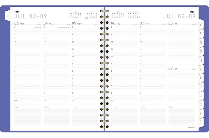 Academic Planner 2021-2022, Rachel Zoe for Cambridge Weekly & Monthly  Planner, 8-1/2 x 11, Large, Paint Splatter (RZ13B-905A)