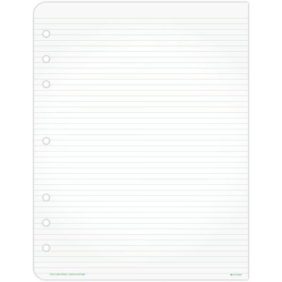 DayTimer® Lined Note Pad, Folio Size, 8 1/2" x 11", 2 Pack Notes