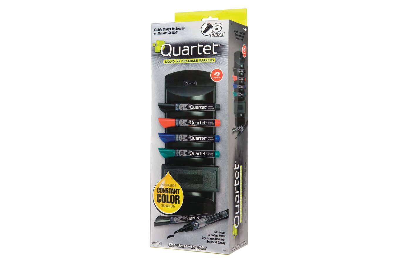 U Brands Low Odor Magnetic Double Ended Dry Erase Markers With