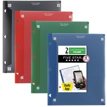  3-Ring View Binder with 2-Pockets - Available in Green - Great  for School, Home, & Office - 1 1/2 (2-Pack) - by Emraw : Office Products