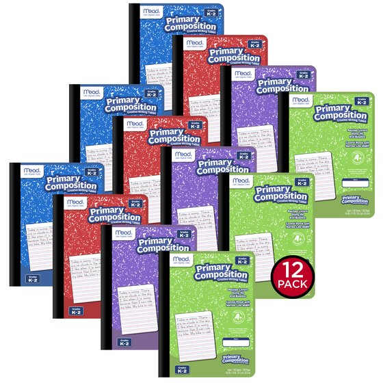 mead primary composition book ruled grades k 2 100 sheets