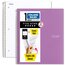 Five Star® Spiral Notebook Plus Study App, 1 Subject, College Ruled, 8 1/2" x 11", 2 Pack, White, Amethyst Purple thumbnail images 1 of 5
