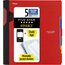 Five Star® Advance® Spiral Notebook Plus Study App, 5 Subject, College Ruled, 8 1/2" x 11", Fire Red thumbnail images 1 of 6