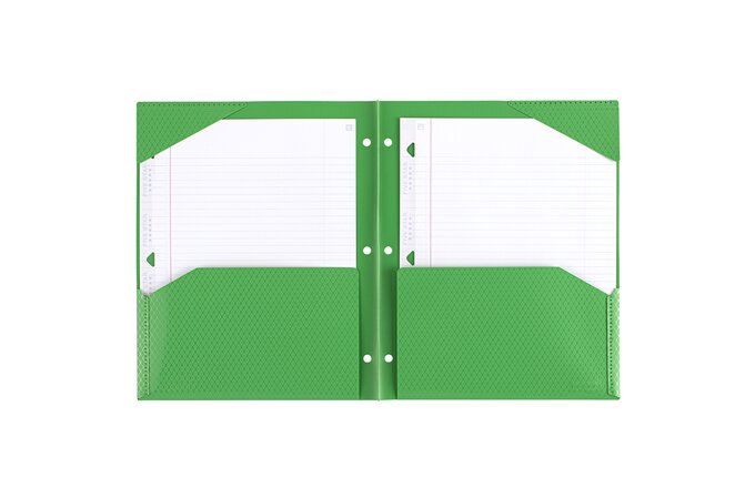 Five Star 2 Pocket Folders, Stay-Put Folders, Plastic Colored Folders with  Pockets & Prong Fasteners for 3-Ring Binders, For Home School Supplies 