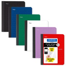 Black n Red NotebookJournal 8 14 x 5 78 BlackRed 70 Sheets