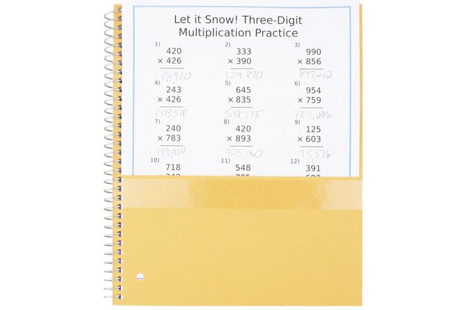 Five Star Spiral Notebook, 1 Subject, Wide Ruled Paper, 100 Sheets, 10-1/2  x 8, Color Selected For You (05238)