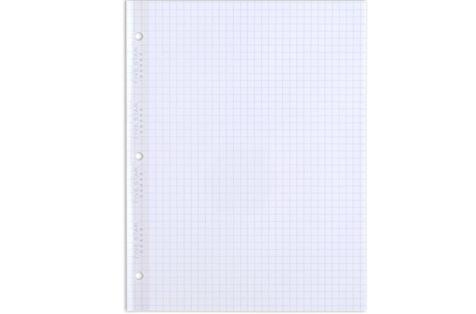 Five Star Reinforced Insertable Notebook Paper Graph Ruled 8 1 2 X five-star-reinforced-filler-paper-wide-ruled-100-sheets-pack-15049