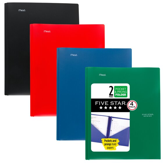 Avery Two Pocket Folders with 3 Prong Fasteners, 25 Blue Folders (47975) |  Avery.com