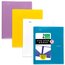 Five Star® Plastic Pocket and Prong Folder, 4 Pack, Amethyst Purple, Harvest Yellow, Tidewater Blue, White thumbnail images 1 of 7