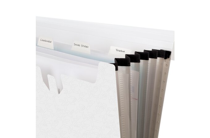 PVC Large Pencil Case  Expandable File Organizer - High Capacity