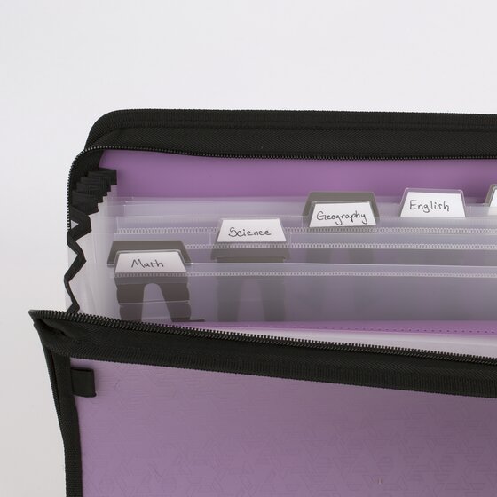 Five Star 7-Pocket Expanding File with Reminder Tabs, 8 1/2