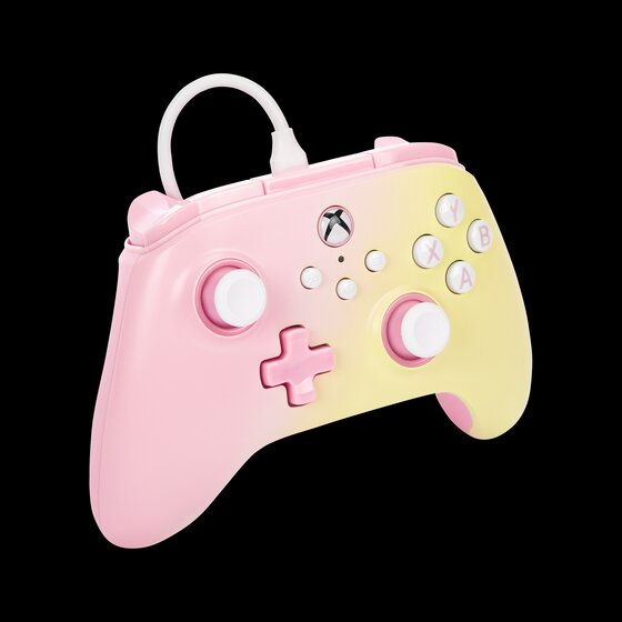 PowerA Enhanced Wired Controller ピンク PowerA Pink Lemonade Enhanced Wired Controller for Xbox