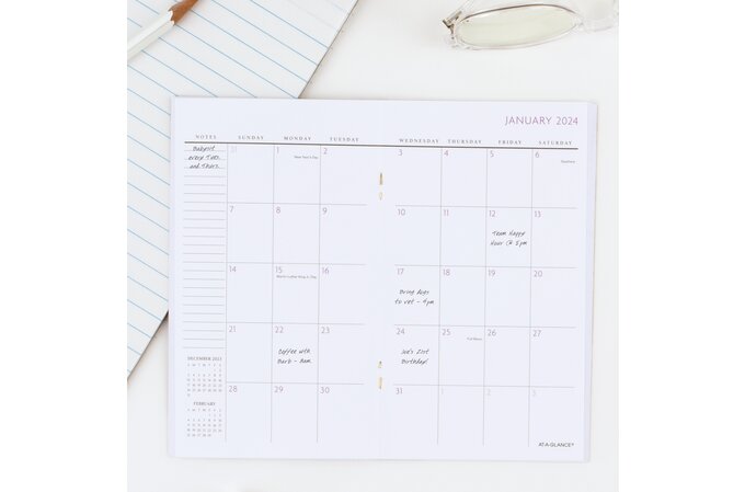 2024 Small Monthly Planner Plus  Similar A5 size – OCTÀGON DESIGN