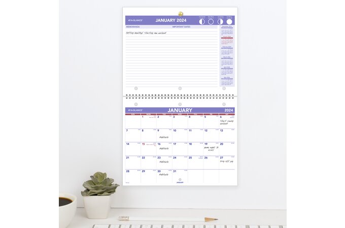 2022 Personal Monthly Calendar Refills for 6 Hole 