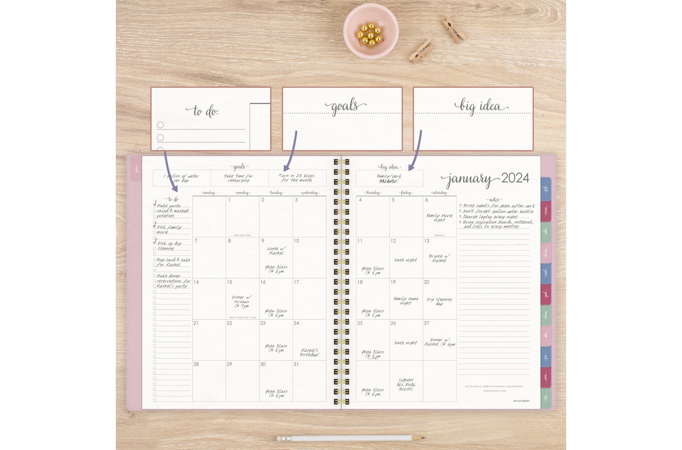 At-a-glance Harmony Appointment Book/Planner