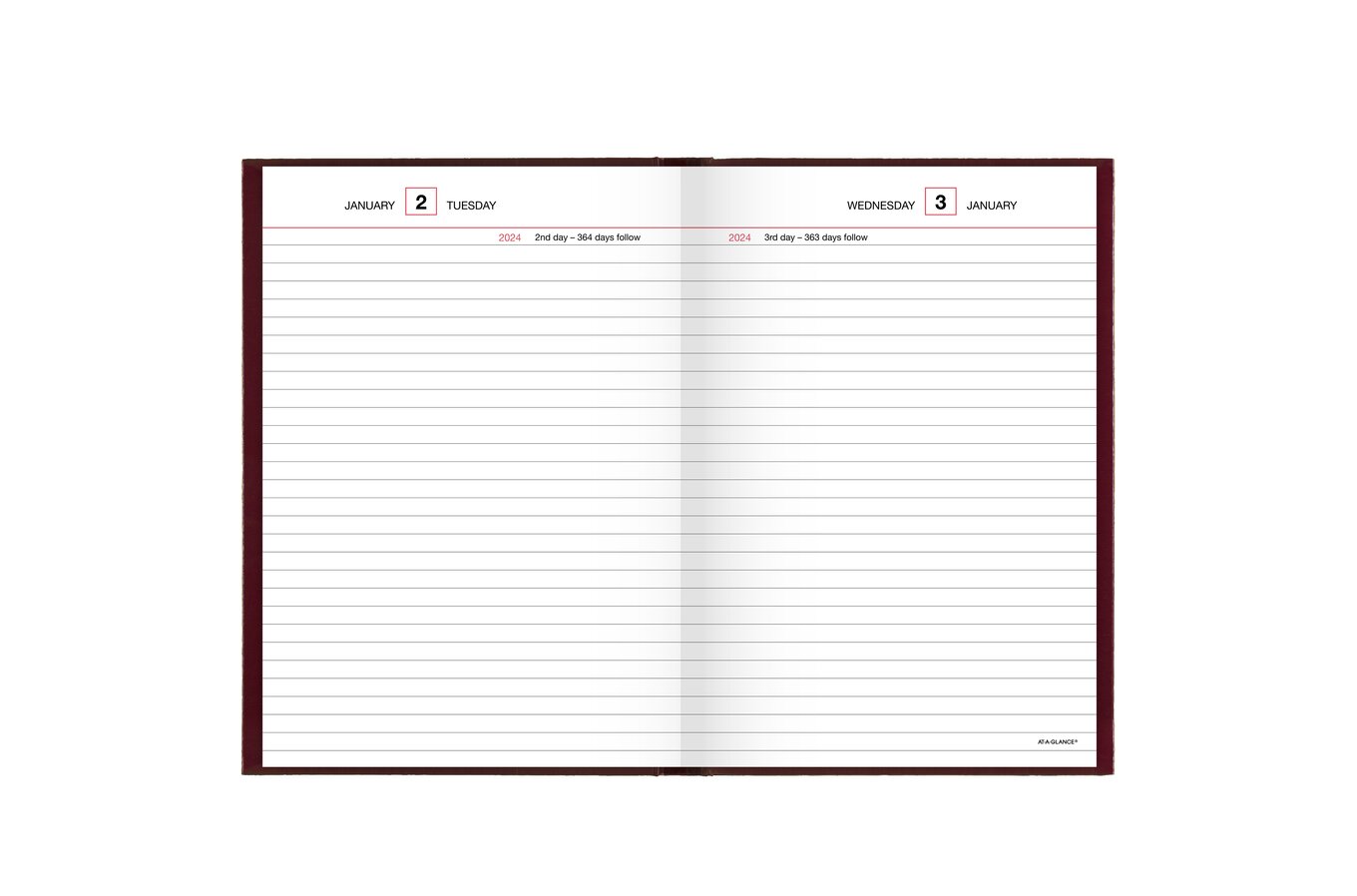 2024 Classic Daily Diary - 11x16 cm