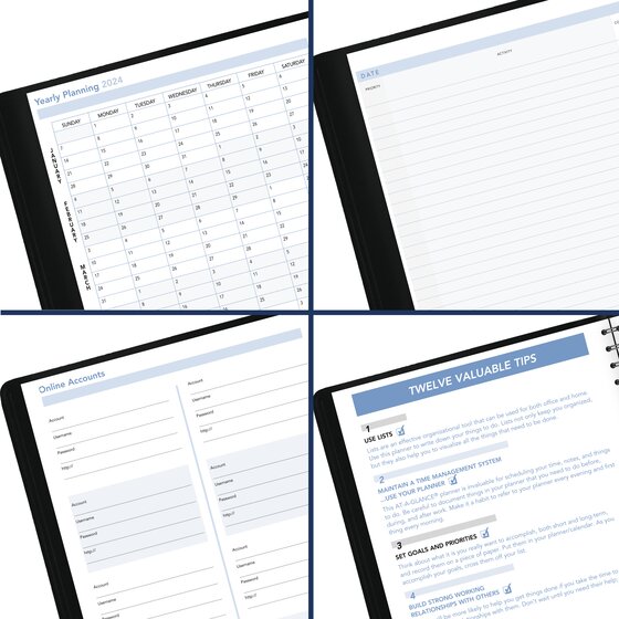 AT-A-GLANCE The Action Planner 2024 Weekly Appointment Book