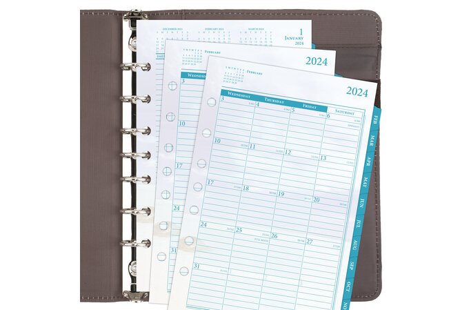 24-Month Ruled Monthly Planner, 8 1/2