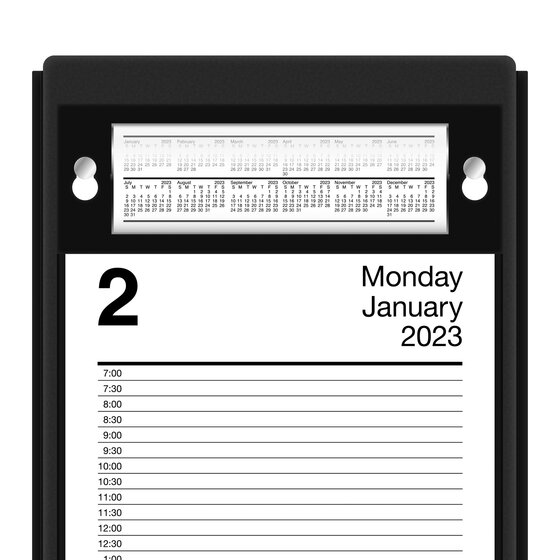 ATAGLANCE PadStyle Desk Calendar Base, Holds 5" x 8" Pages Desk