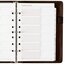 AT-A-GLANCE® Harrison Undated Telephone Address Book, 3 Ring, Brown, Desk Size, 5 1/2" x 8 1/2" thumbnail images 5 of 7