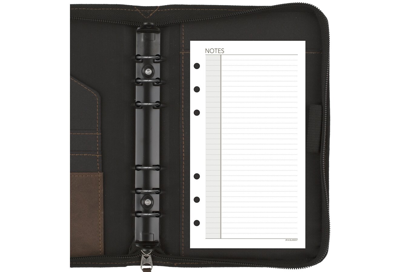 AGENDA ORGANIZER IN PELLE CON ZIP LE ARTI 21x26,5 CM