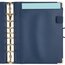 Simplified System by Emily Ley for AT-A-GLANCE Organizer Cover, 7 Ring, Navy, Desk Size, 5 1/2" x 8 1/2" thumbnail images 4 of 5