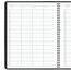 AT-A-GLANCE Undated Four Person Daily Appointment Book, Black, 8 1/2" x 11" thumbnail images 4 of 6