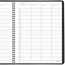 AT-A-GLANCE Undated Four Person Daily Appointment Book, Black, 8 1/2" x 11" thumbnail images 5 of 6