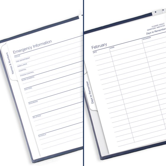 Mead® Fashion Compact Telephone Address Book, 5 1/2