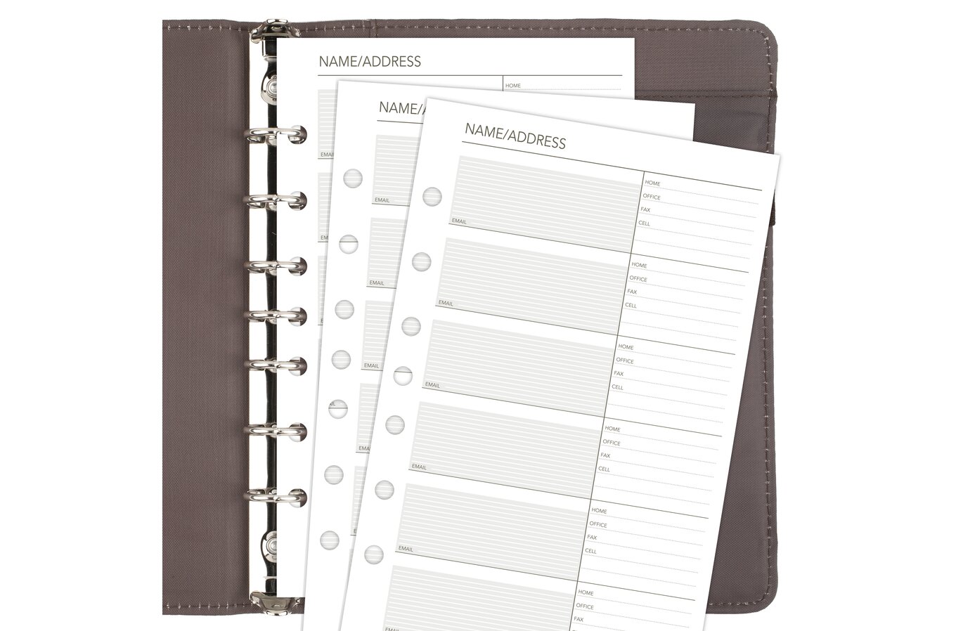  CityGirl Planners A5 Contacts Address Book Planner