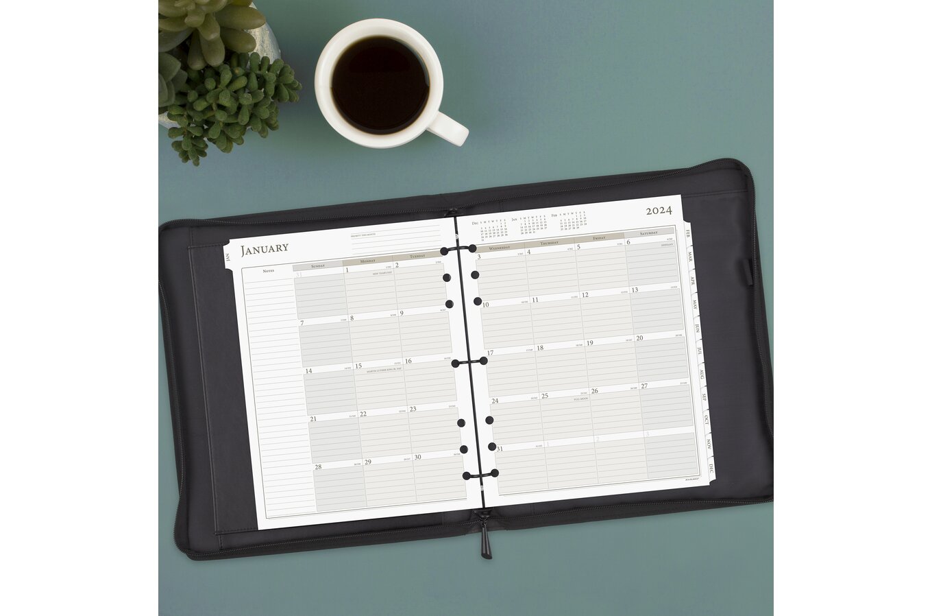 Day-Timer Two Page Per Day Reference Planner Refills, Loose-Leaf, Desk  Size, 5 1/2 x 8 1/2, Daily