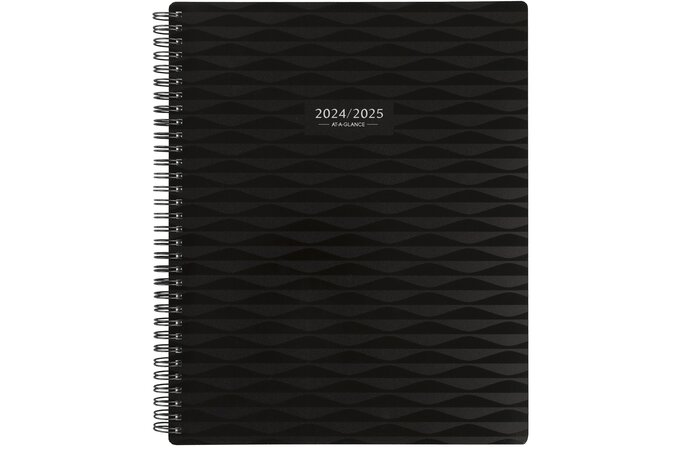 AT-A-GLANCE® Elevation Academic 2024-2025 Weekly Monthly Planner, Black