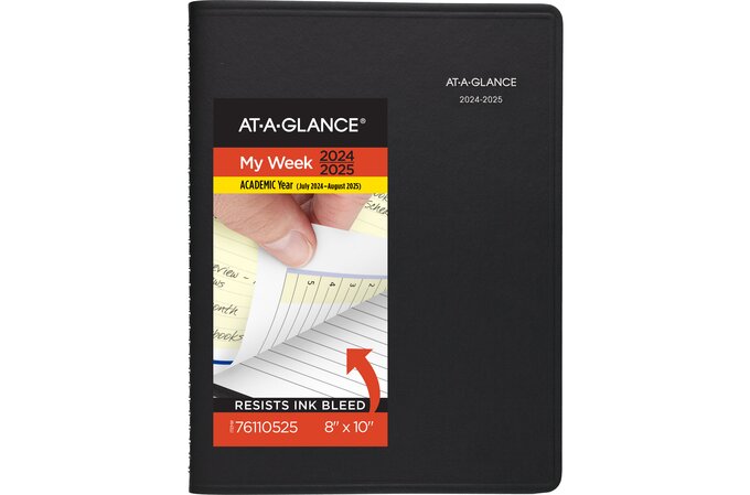 AT-A-GLANCE® QuickNotes® Academic 2024-2025 Weekly Monthly Planner