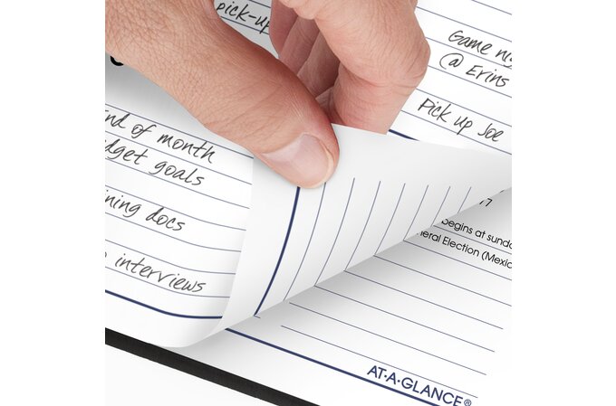 AT-A-GLANCE® DayMinder® Academic 2024-2025 Weekly Planner, Black