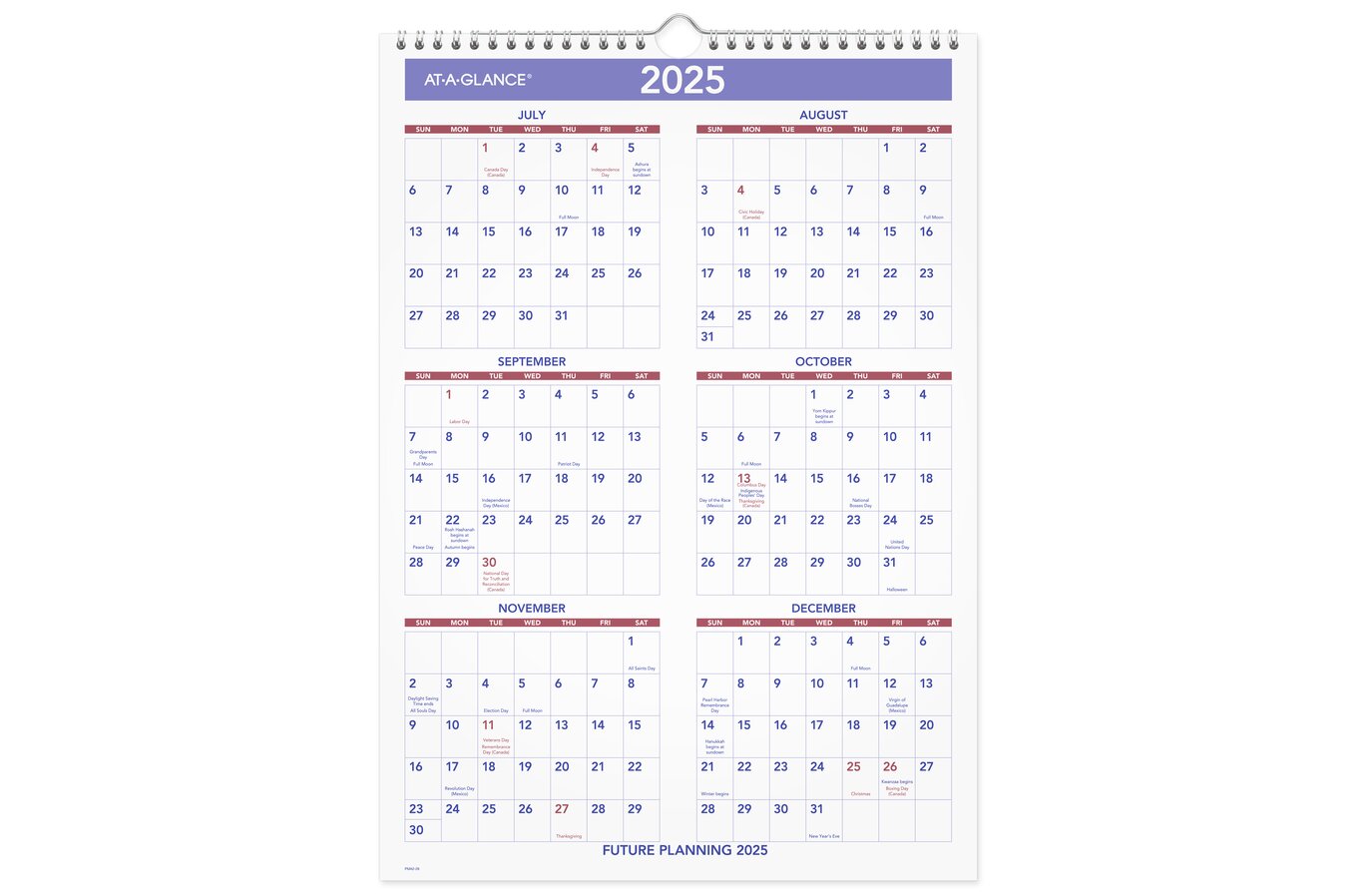 AT-A-GLANCE® Academic 2024-2025 Monthly Wall Calendar, Medium, 12 at-a-glance-academic-2024-2025-monthly-wall-calendar-medium-12-x-17-academic-planner-at-a-glance