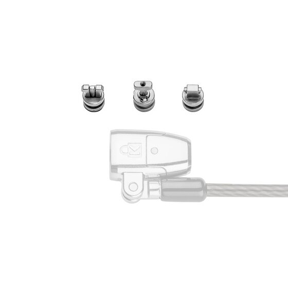 セキュリティ・セーフティ KIN ClickSafe® Universal Slots Security Anchors Kit | Desk Mount