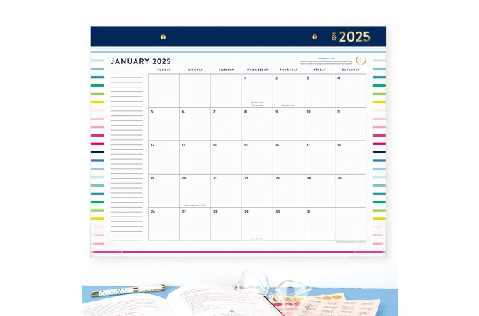 Simplified by Emily Ley for AT A GLANCE® 2025 Monthly Desk Pad Calendar