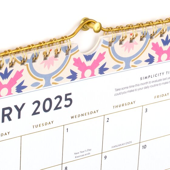 Simplified by Emily Ley for ATAGLANCE® 2025 Monthly Wall Calendar