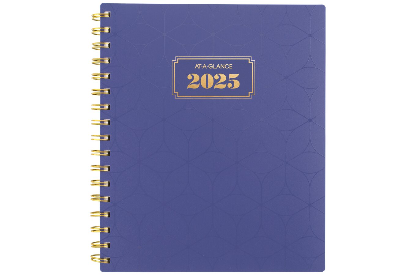 AT-A-GLANCE® BADGE 2025 Weekly Monthly Planner, Geo, Medium, 7 x 8 3/4, Weekly Monthly Planners