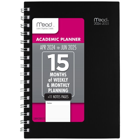 Mead® Basic Academic Weekly Monthly Planners Academic Fashion