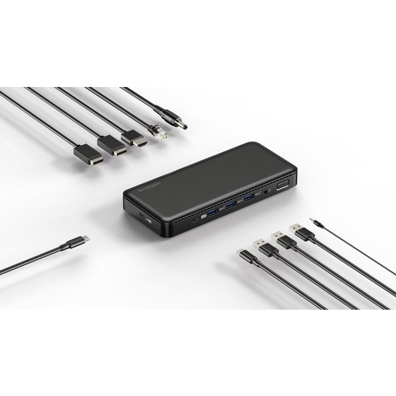 SD4839P USB-C 10Gbps Triple Video Driverless Docking Station - 85W