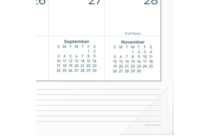 Mead BIG PLANS 2024 Monthly Desk Pad Calendar, Standard, 21 3/4" x 17" |  Regular Year Planners | Mead