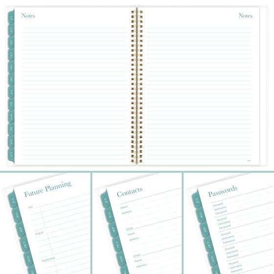 Daily Planner | Custom Agenda | 3 Month Planner | 6 Month Planner | One Page Per Day Planner | 2 retailer Pages Per Day | Whimsical Yellow Floral