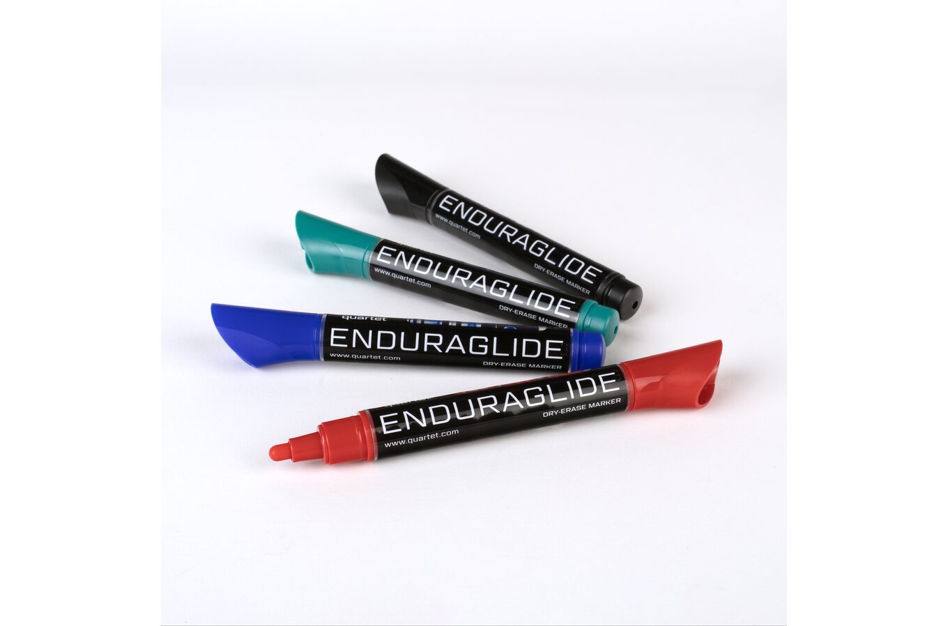 Quartet Dry Erase Markers, EnduraGlide, Chisel Tip, Bold Color, Assorted Colors, 4 Pack (5001M)