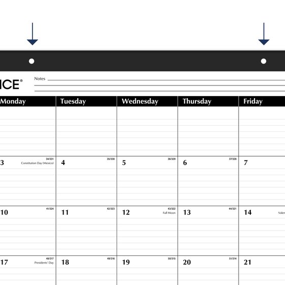 AT-A-GLANCE® 2025 Monthly Desk Pad Calendar, Large, 21 3/4" X 17 ...