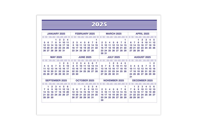 AT-A-GLANCE® Flip-A-Week 2025 Desk Calendar and Base, Complete Set