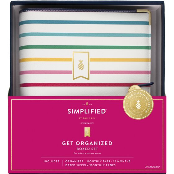 Simplified by Emily Ley for ATAGLANCE® 2025 Weekly Monthly Organizer