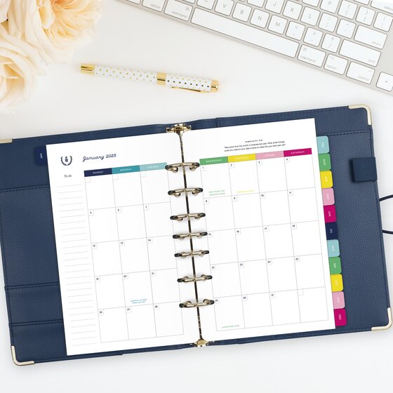 Simplified by Emily Ley for AT-A-GLANCE® 2025 Weekly Monthly Organizer ...